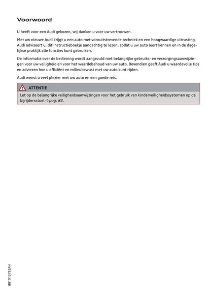 2026 Audi A5 Gebruikershandleiding | Nederlands