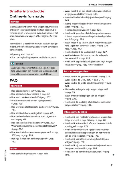 2021-2022 Audi e-tron Gebruikershandleiding | Nederlands