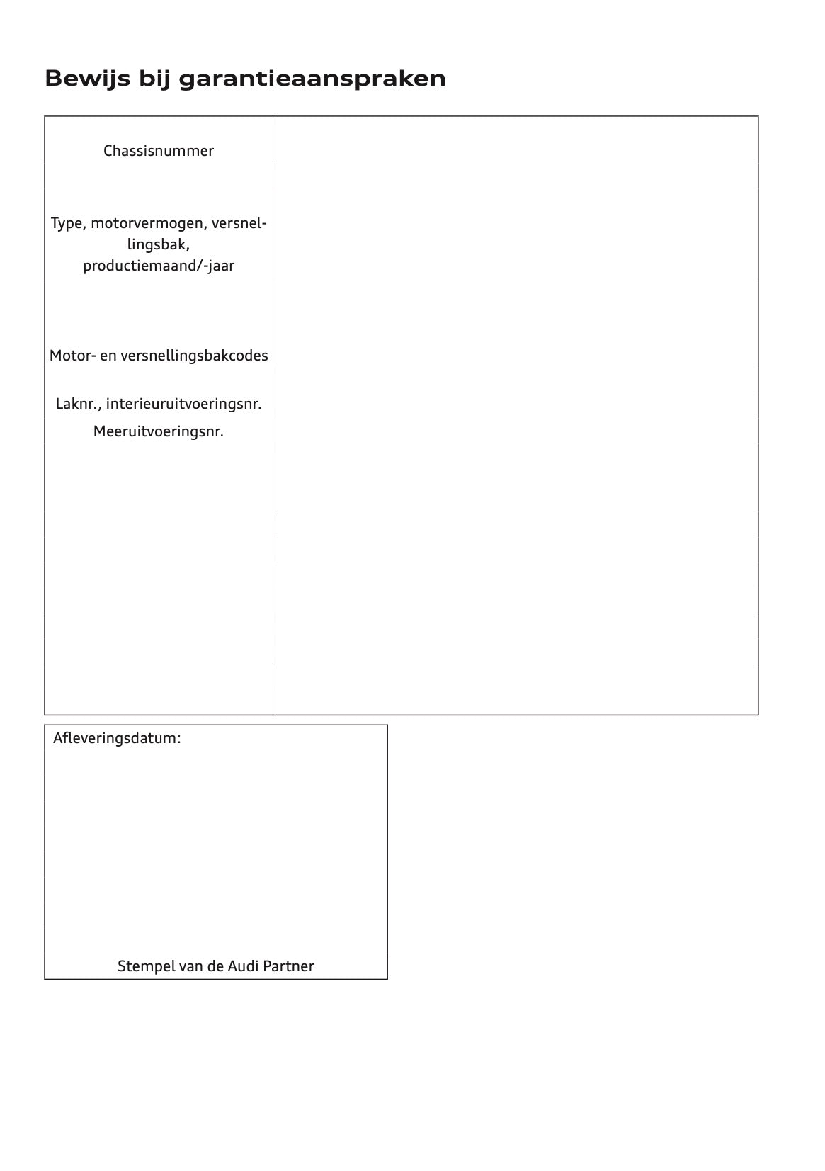 2023-2024 Audi Q2 Owner's Manual | Dutch