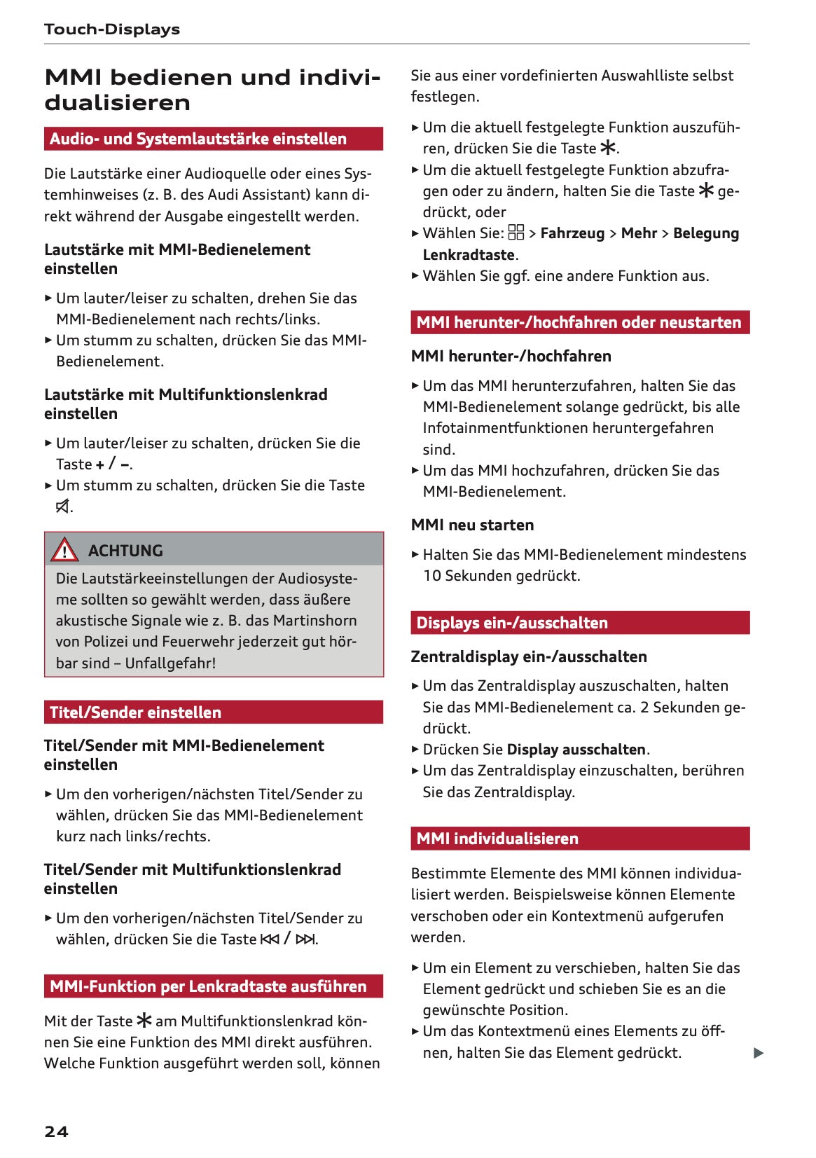 2026 Audi Q3 Owner's Manual | German