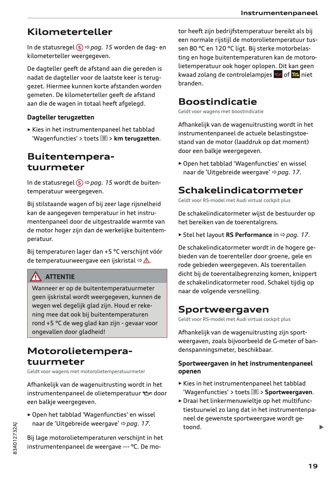 2020-2021 Audi Q3 Owner's Manual | Dutch