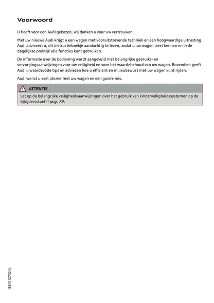 2022 Audi Q3 Gebruikershandleiding | Nederlands