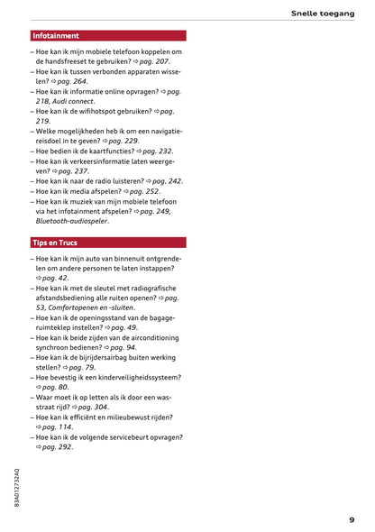 2023-2024 Audi Q3 Gebruikershandleiding | Nederlands