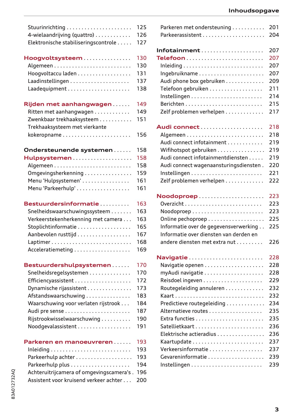 2023-2024 Audi Q3 Gebruikershandleiding | Nederlands