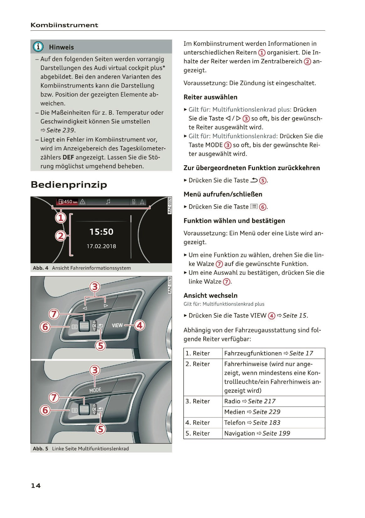 2019-2020 Audi Q3/RS Q3 Owner's Manual | German