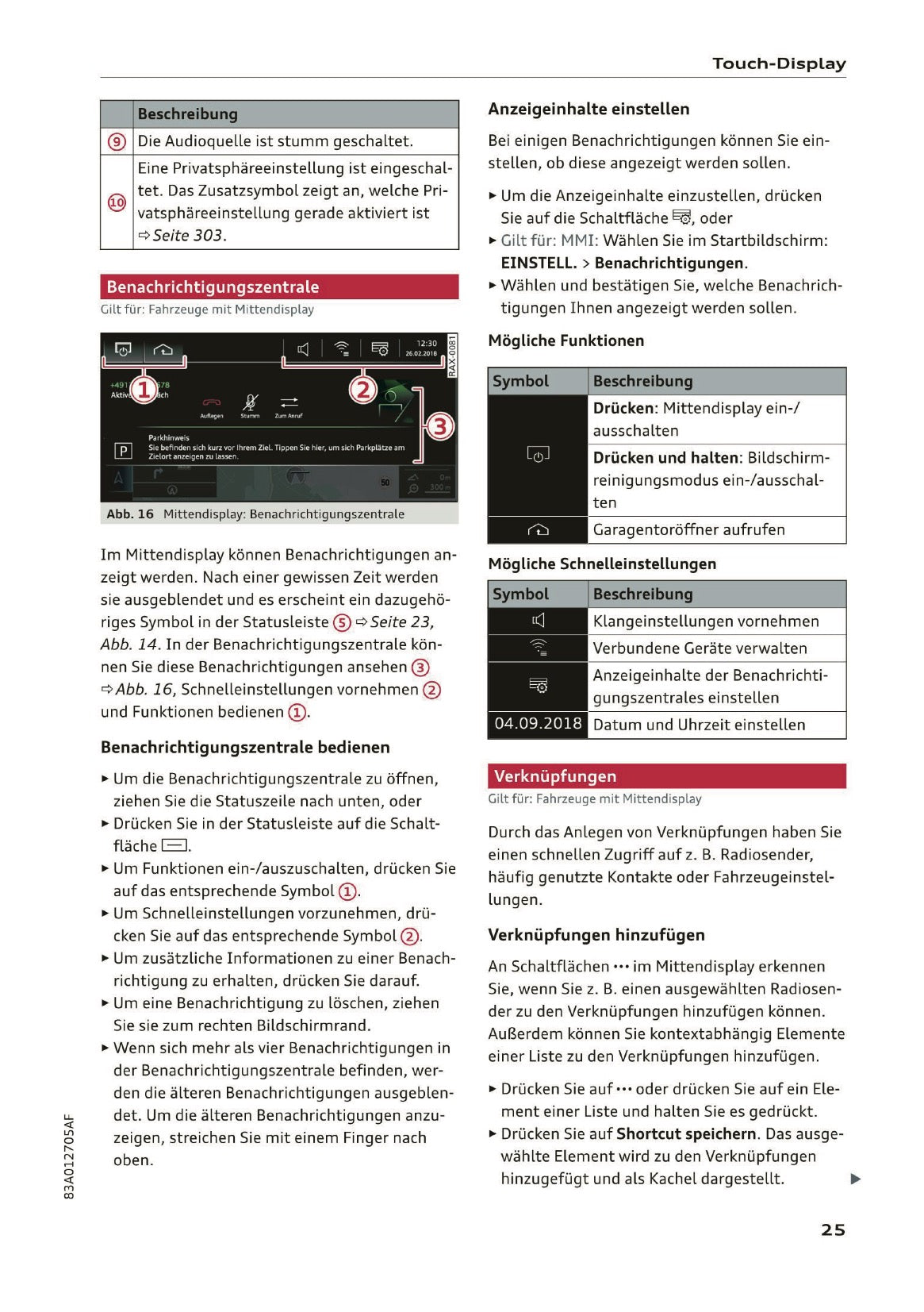 2019-2020 Audi Q3/RS Q3 Owner's Manual | German