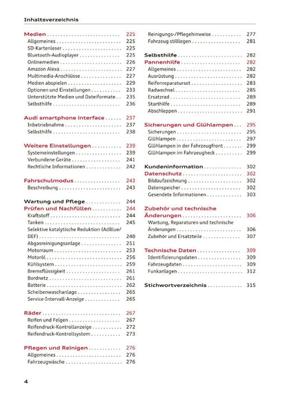 2019-2020 Audi Q3/RS Q3 Owner's Manual | German