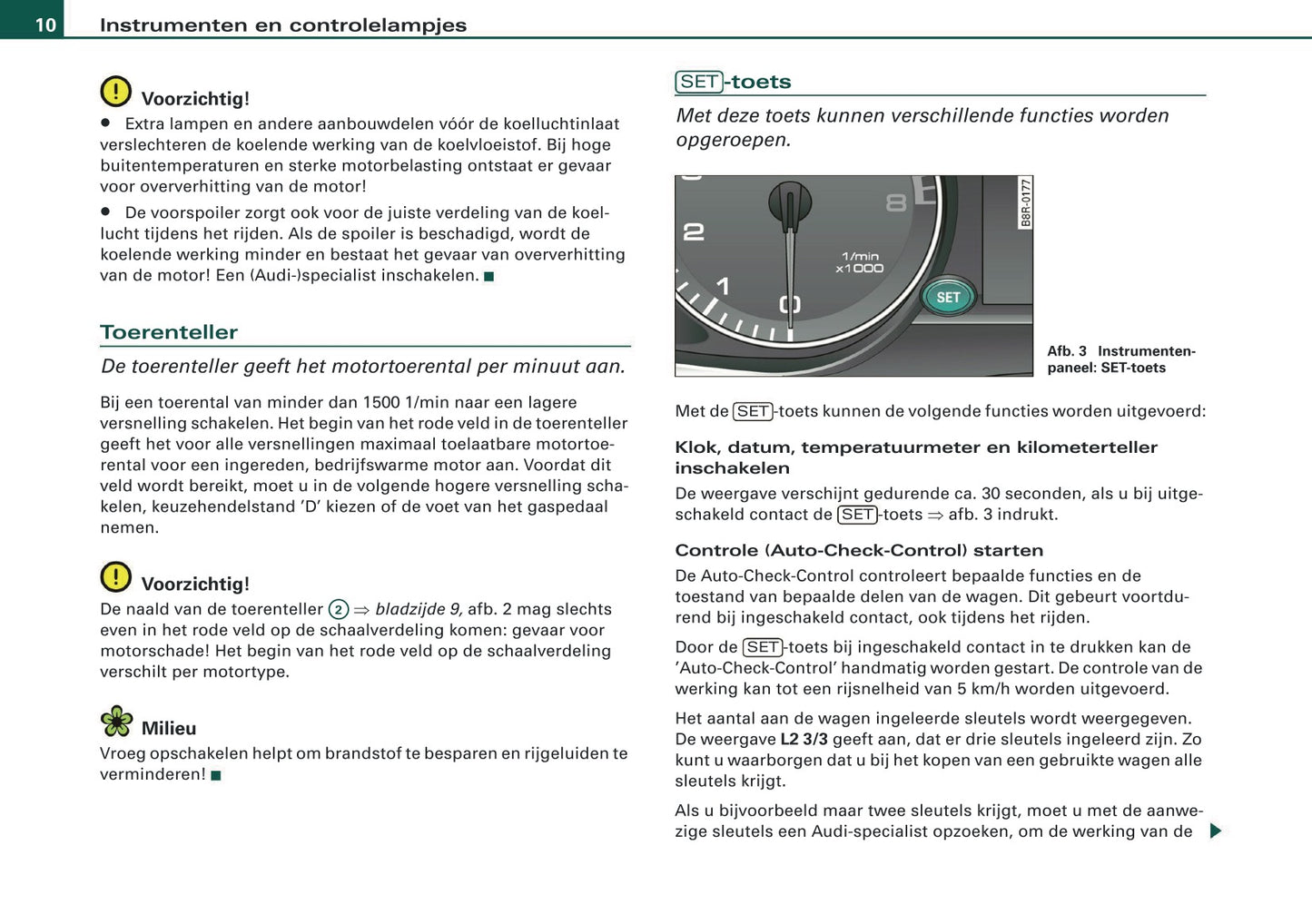 2009 Audi Q5 Gebruikershandleiding | Nederlands