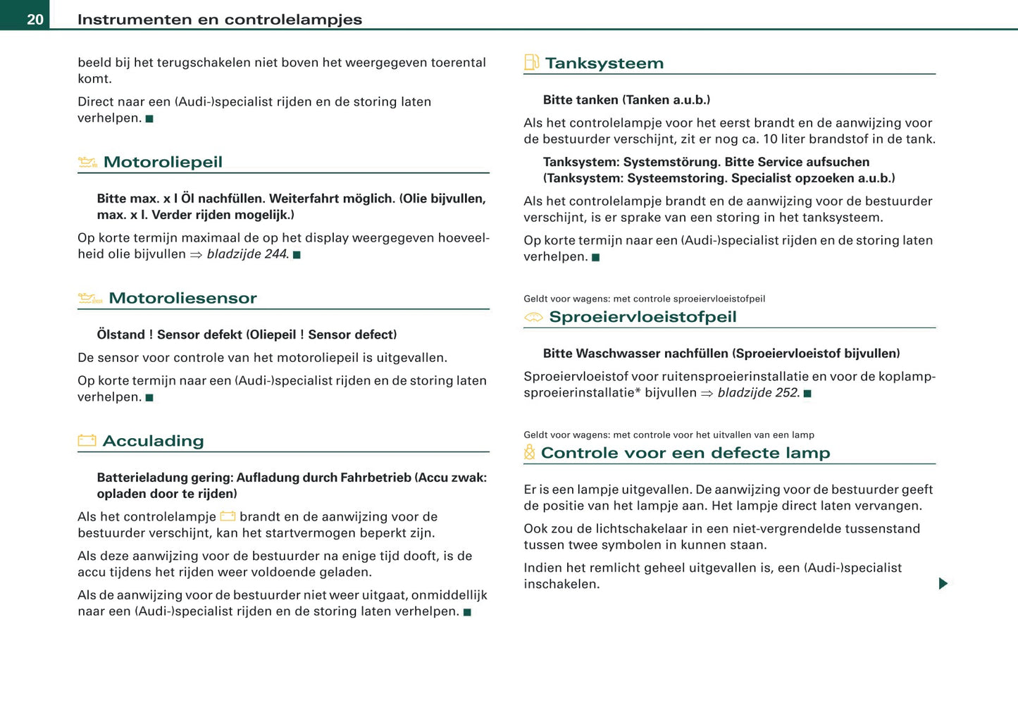 2009 Audi Q5 Gebruikershandleiding | Nederlands