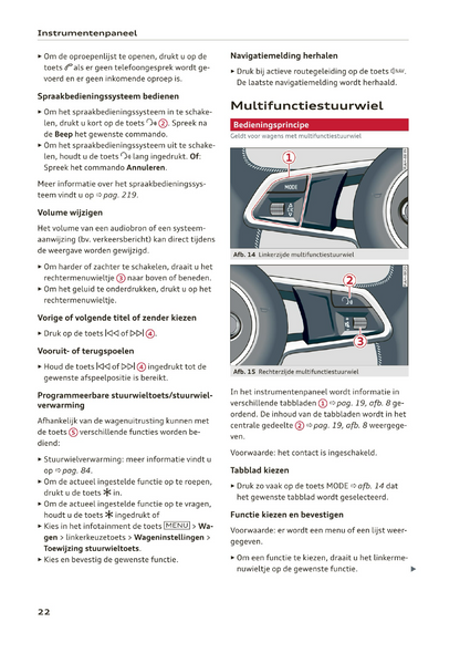 2019-2020 Audi Q5/S Q5 TDI Owner's Manual | Dutch