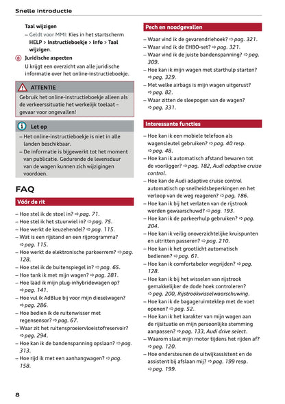 2022 Audi Q5 Gebruikershandleiding | Nederlands