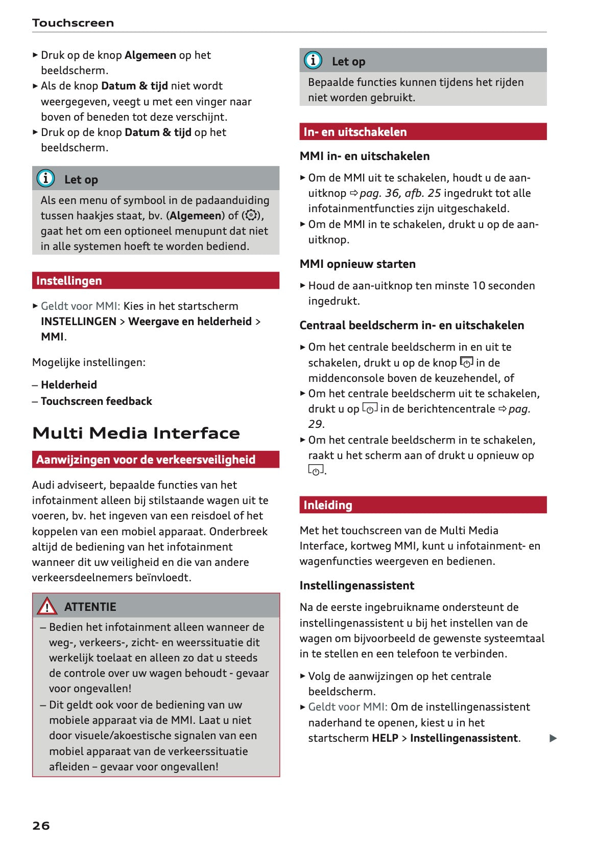 2022 Audi Q5 Gebruikershandleiding | Nederlands