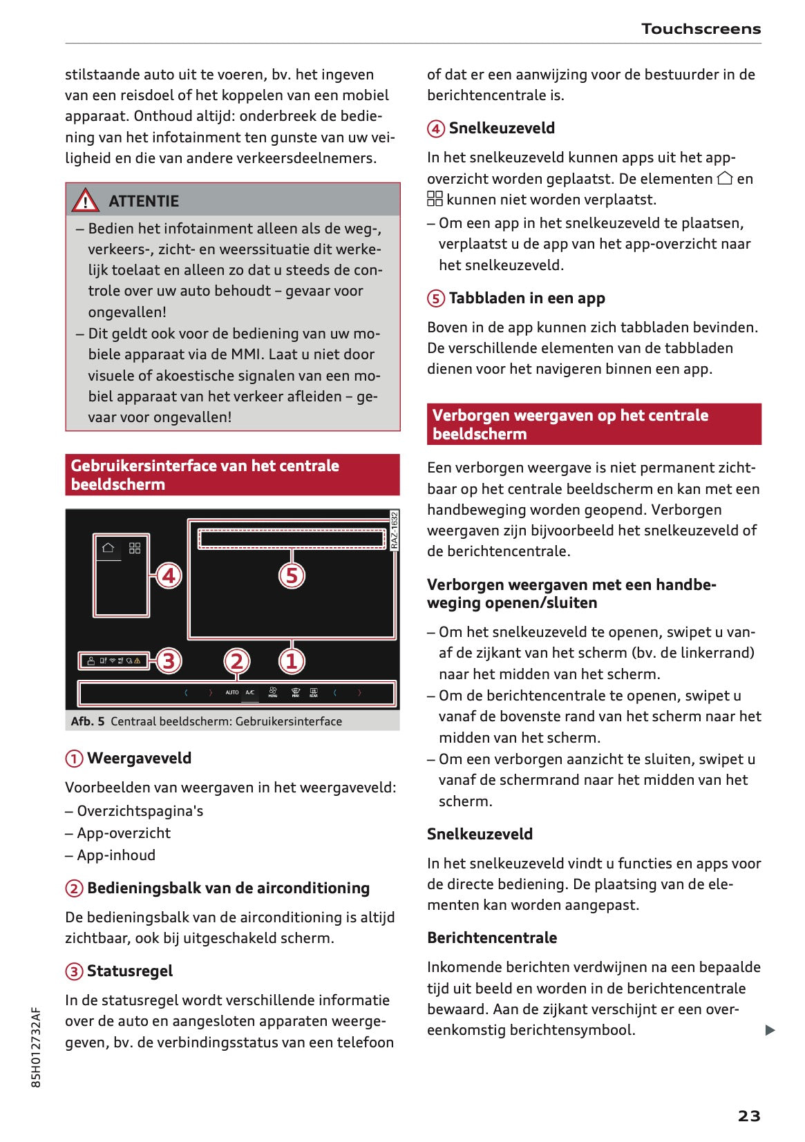 2025 Audi Q6 e-tron Gebruikershandleiding | Nederlands