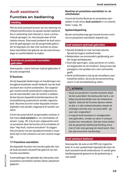 2025 Audi Q6 e-tron Gebruikershandleiding | Nederlands