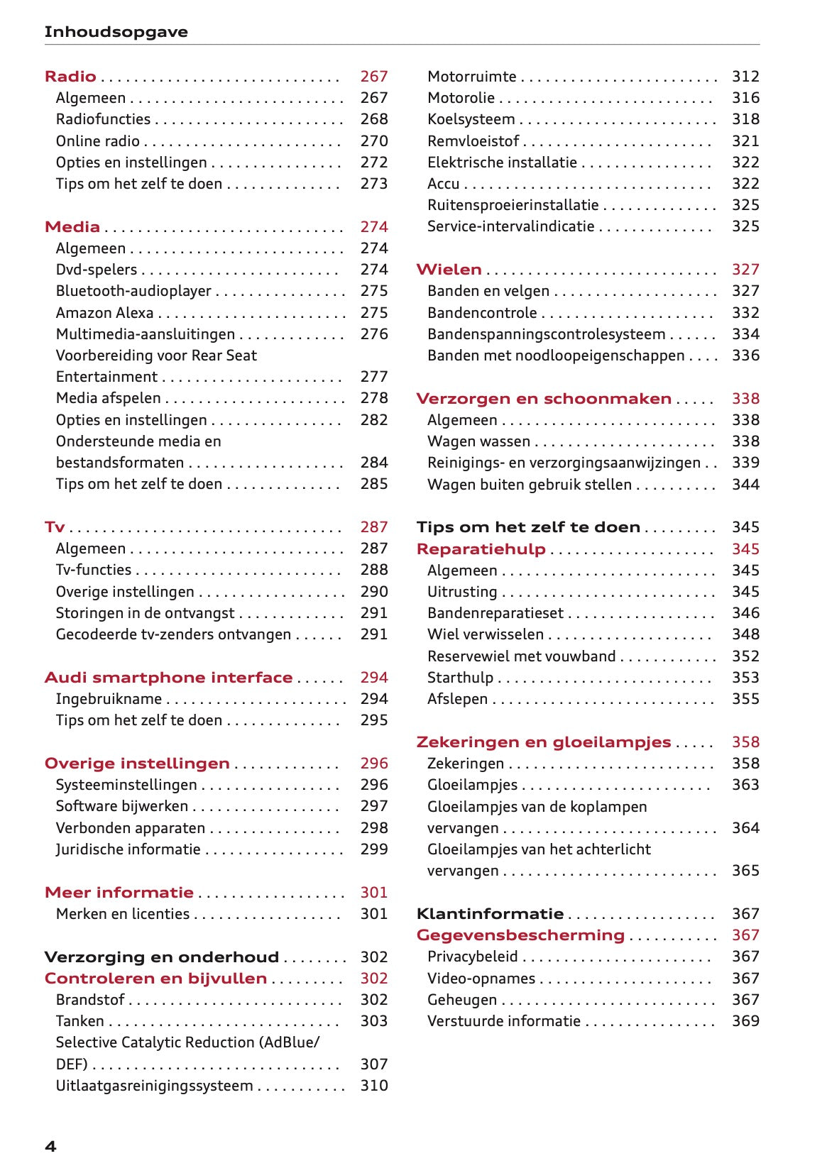 2020-2021 Audi Q7 Gebruikershandleiding | Nederlands