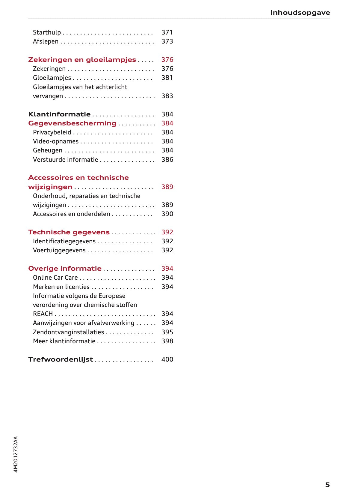 2024 Audi Q7 Gebruikershandleiding | Nederlands