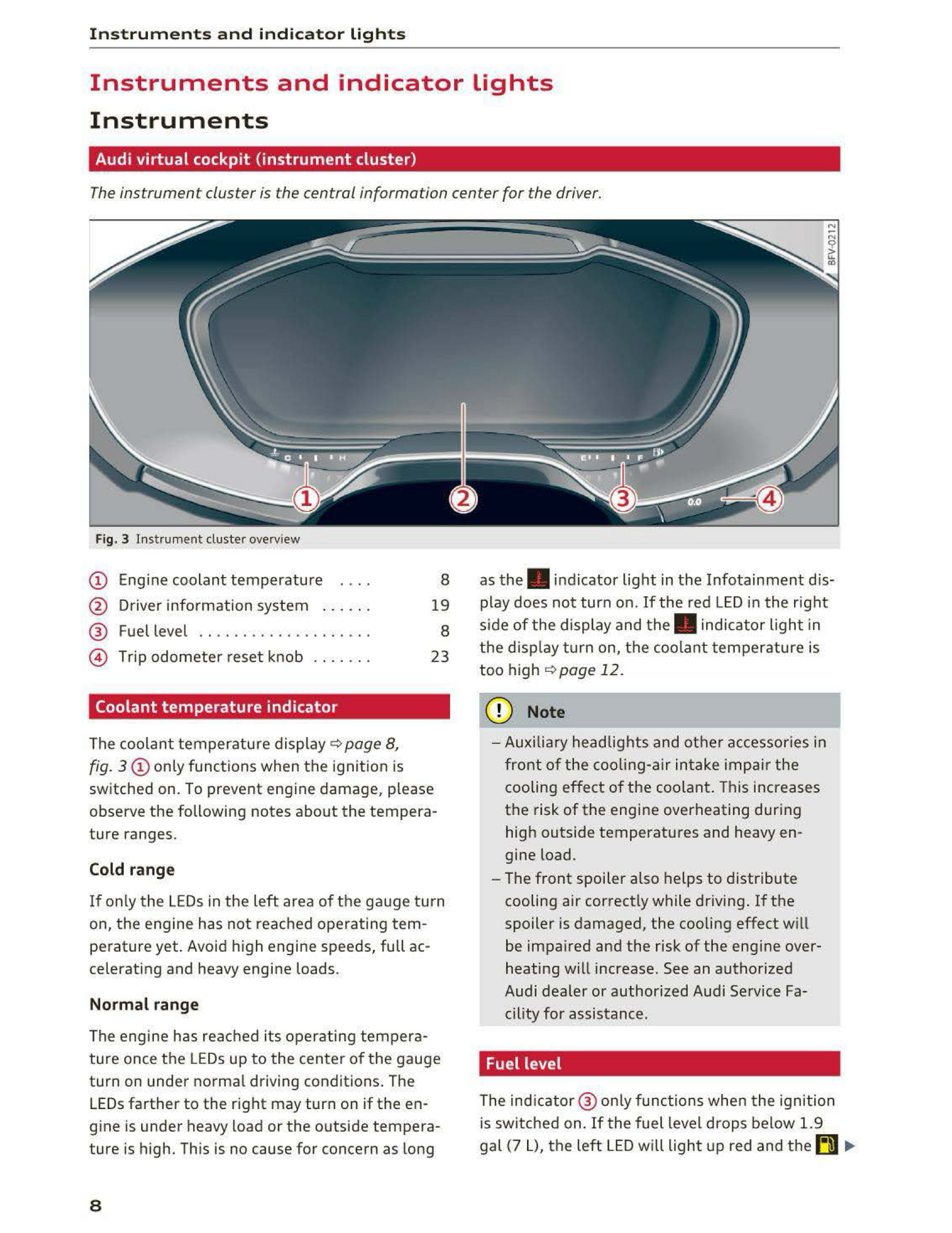 2016 Audi TT/TT Coupe Owner's Manual | English