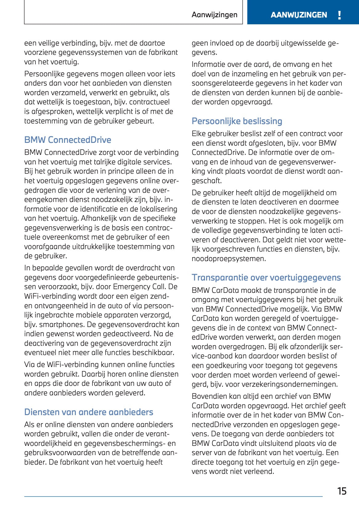 2024 BMW 1 Serie Gebruikershandleiding | Nederlands