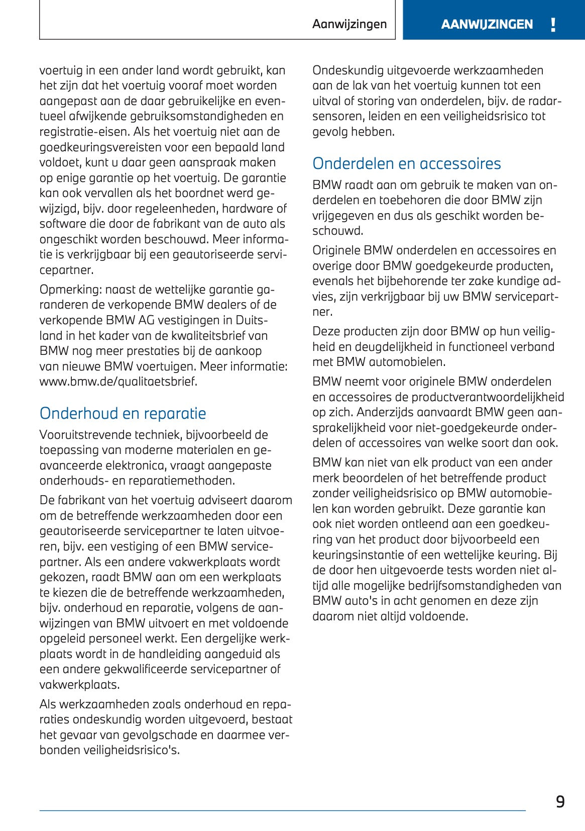 2024 BMW 1 Serie Gebruikershandleiding | Nederlands