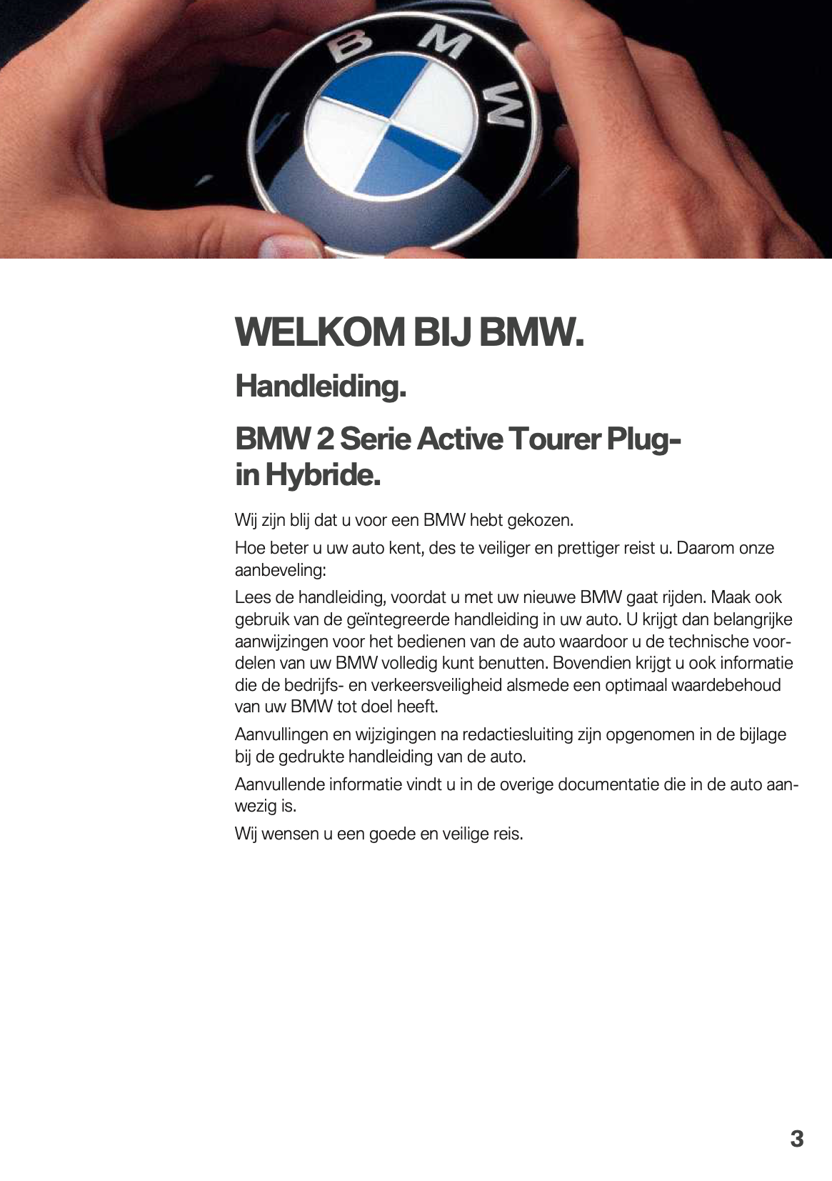 2018 BMW 2 Series Active Tourer Plug-in-Hybrid Gebruikershandleiding | Nederlands