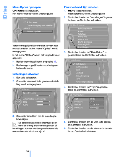 2009 BMW 3 Series Coupé/Cabrio Owner's Manual | Dutch