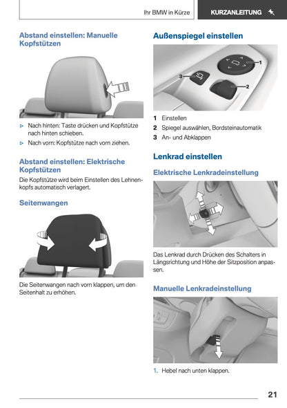 2018 BMW 5 Series Touring Owner's Manual | German