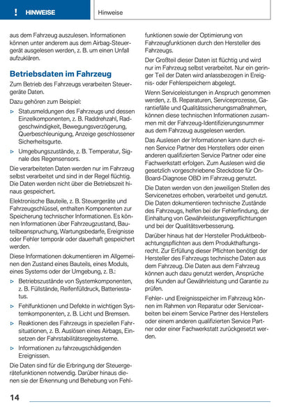 2019 BMW 5 Series Touring Owner's Manual | German