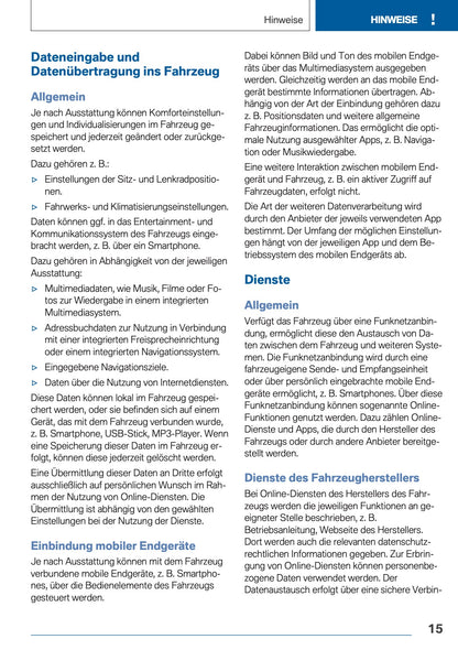 2019 BMW 5 Series Touring Owner's Manual | German
