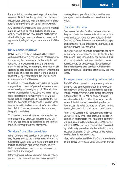 2023 BMW iX3 Owner's Manual | English