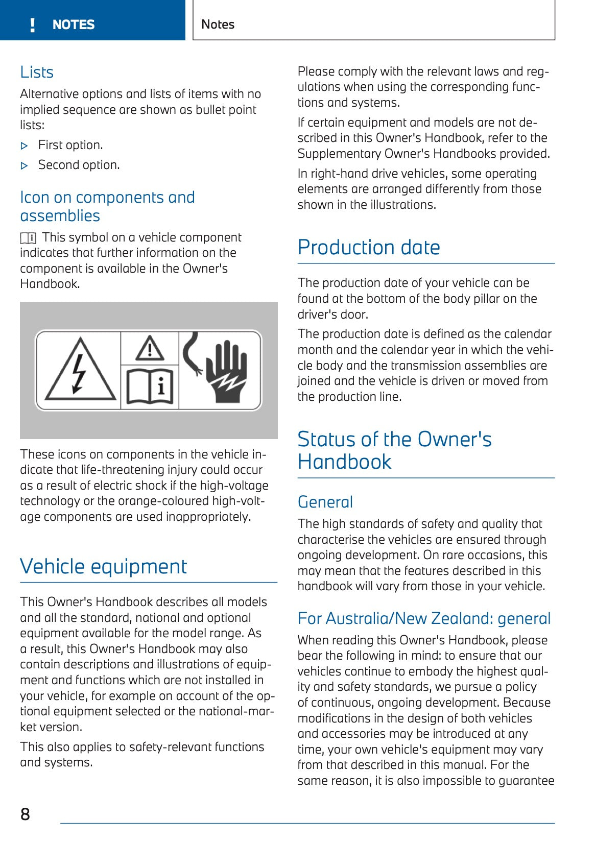 2023 BMW iX3 Owner's Manual | English