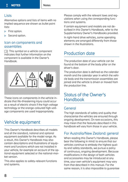 2023 BMW iX3 Owner's Manual | English
