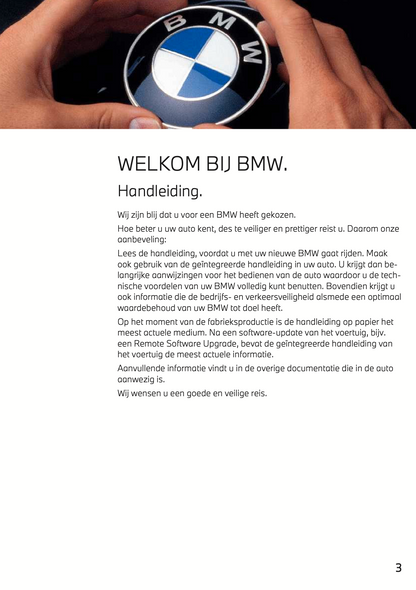 2022 BMW 3 Series Touring Owner's Manual | Dutch