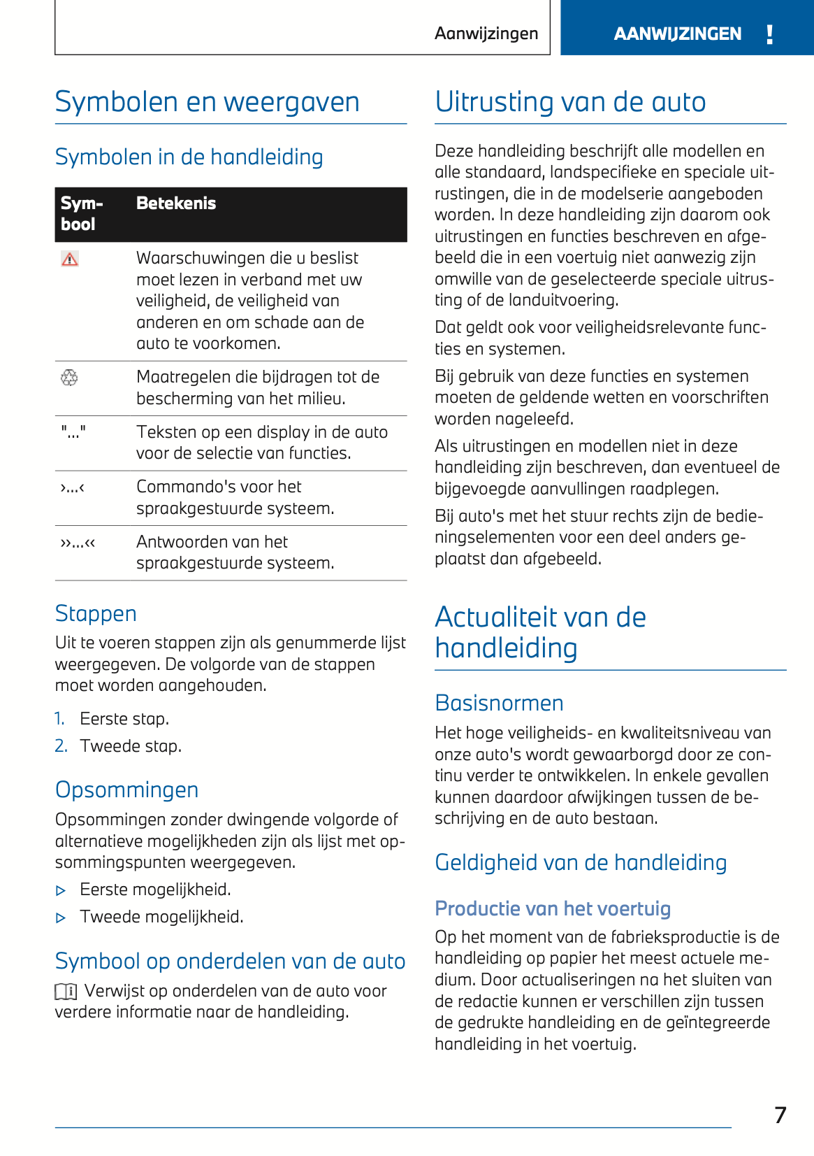 2022 BMW 3 Series Touring Owner's Manual | Dutch