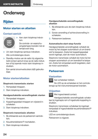 2021-2022 BMW X1 Owner's Manual | Dutch