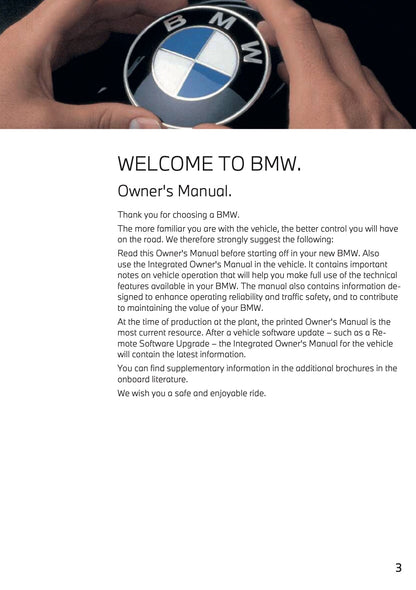 2025 BMW X1 Owner's Manual | English
