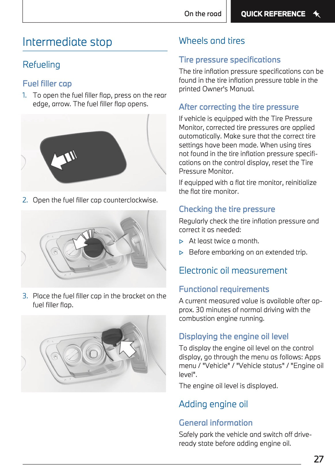 2025 BMW X1 Owner's Manual | English