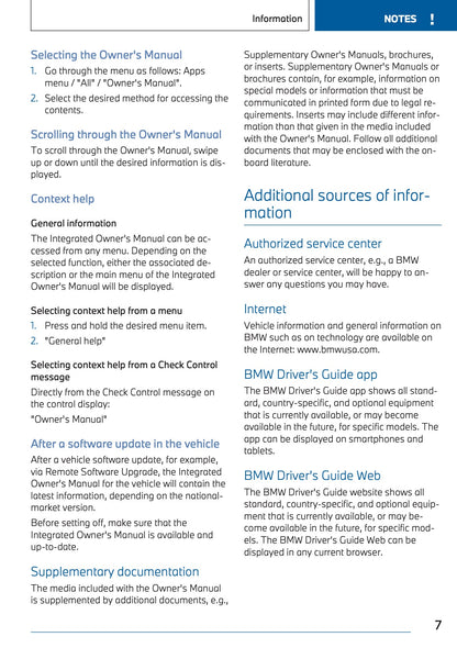 2025 BMW X1 Owner's Manual | English