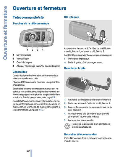 2011 BMW X3 Manuel du propriétaire | Français