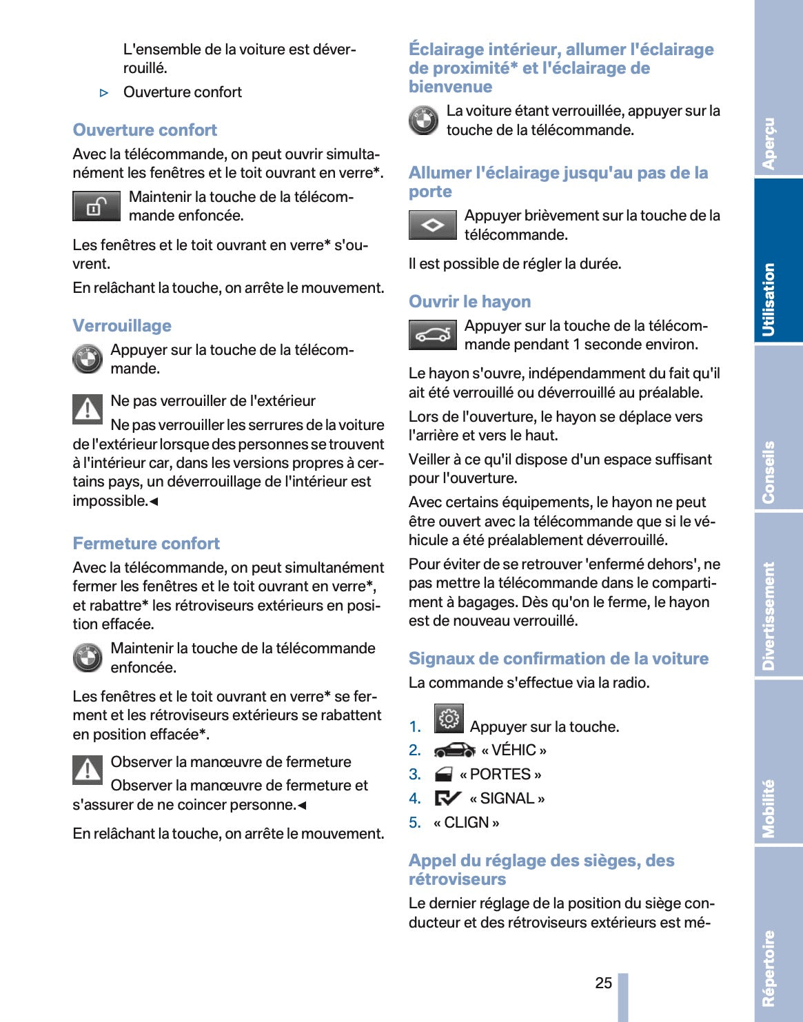 2011 BMW X3 Manuel du propriétaire | Français