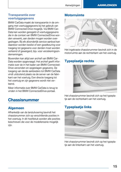2020-2021 BMW X3 Owner's Manual | Dutch