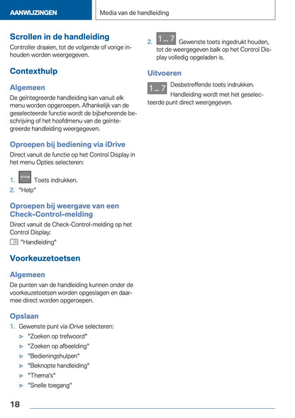 2020-2021 BMW X3 Owner's Manual | Dutch