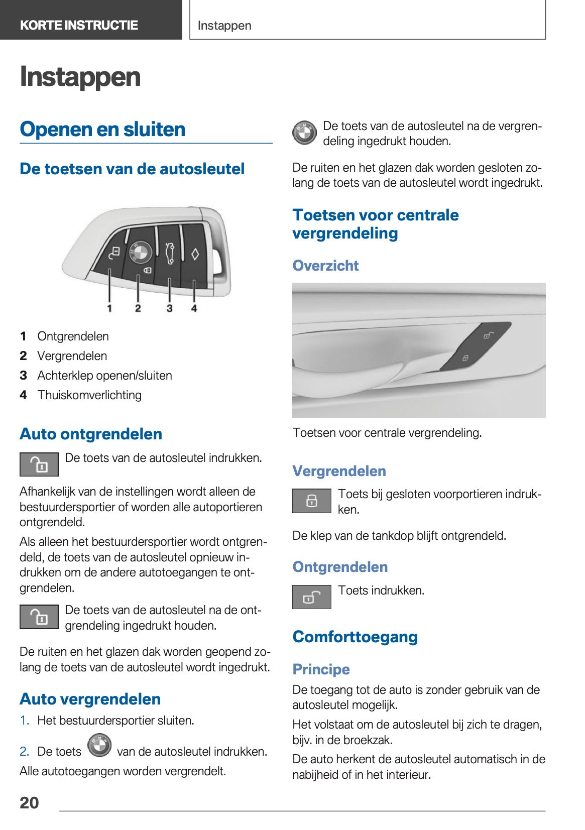 2020-2021 BMW X3 Owner's Manual | Dutch