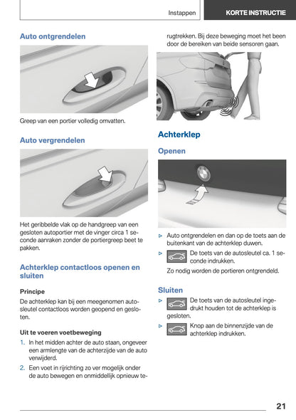 2020-2021 BMW X3 Owner's Manual | Dutch