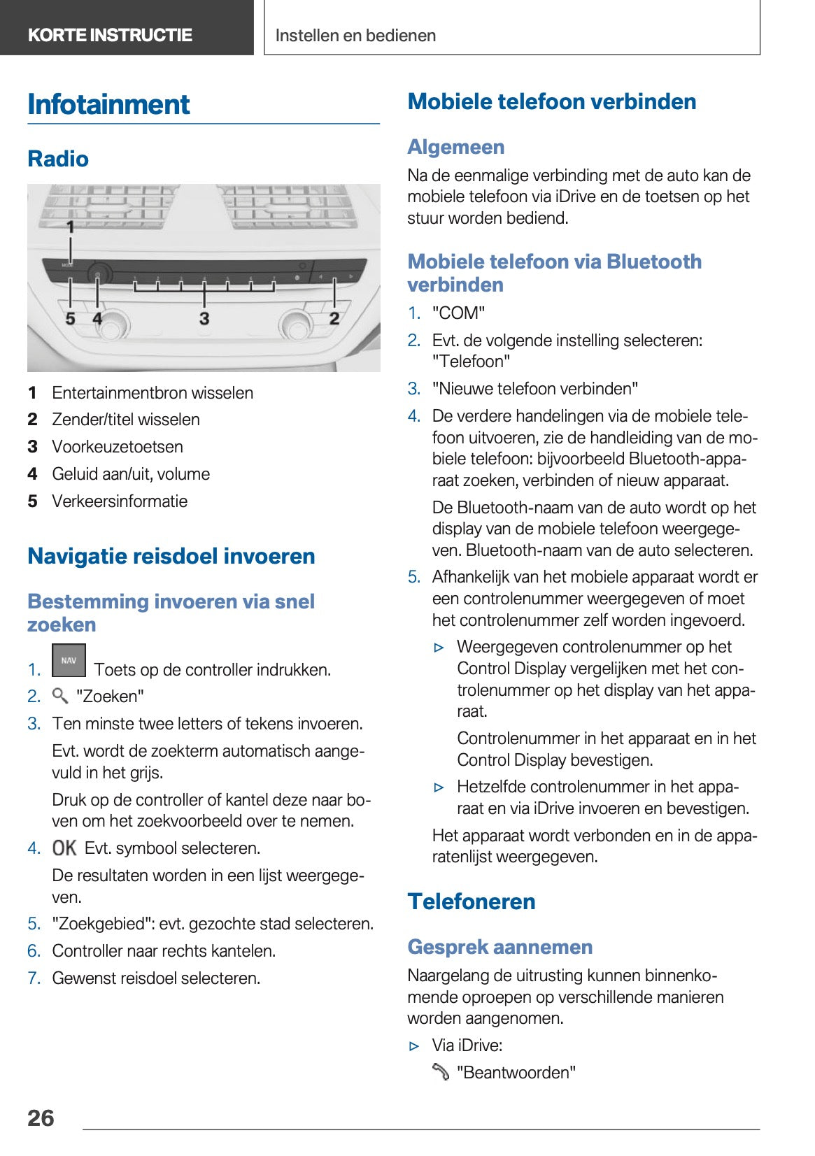 2020-2021 BMW X3 Owner's Manual | Dutch