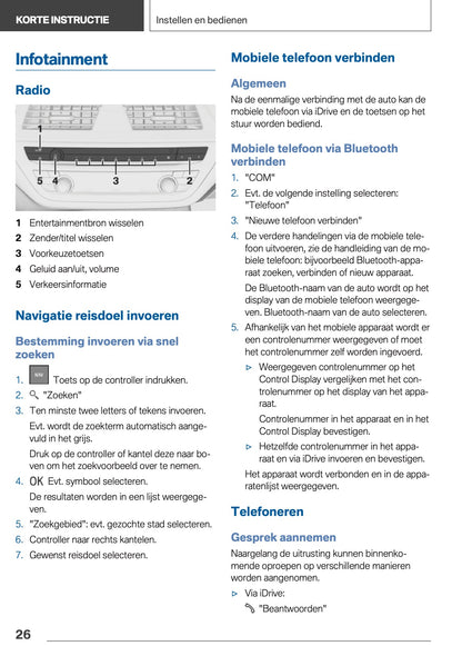 2020-2021 BMW X3 Owner's Manual | Dutch