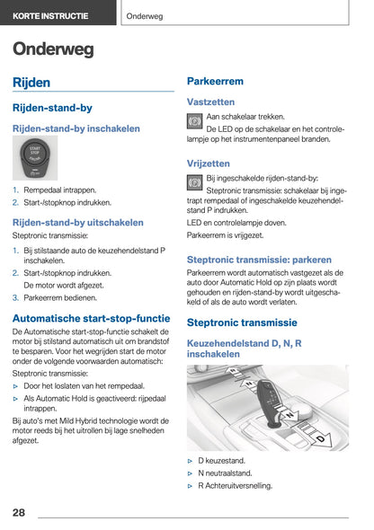 2020-2021 BMW X3 Owner's Manual | Dutch