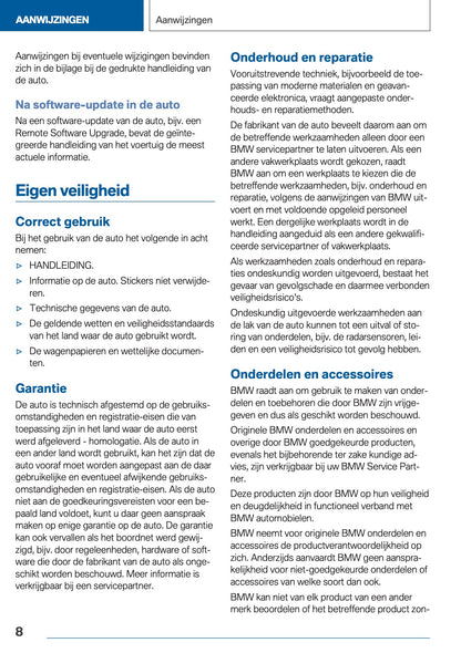 2020-2021 BMW X3 Owner's Manual | Dutch