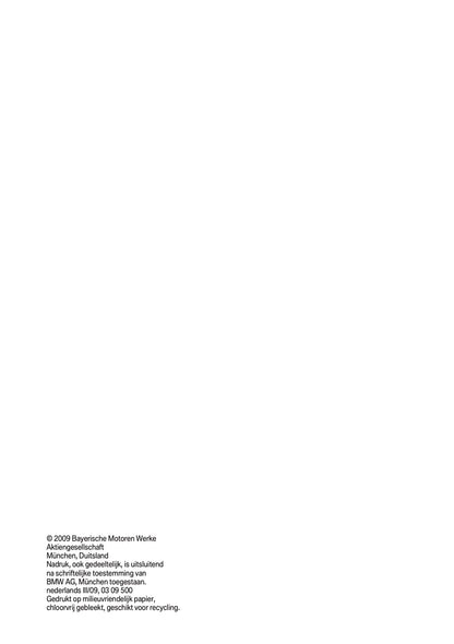 2009-2010 BMW X5 Gebruikershandleiding | Nederlands