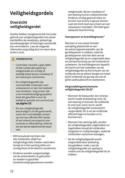 2026 BYD Dolphin G DM-i Gebruikershandleiding | Nederlands