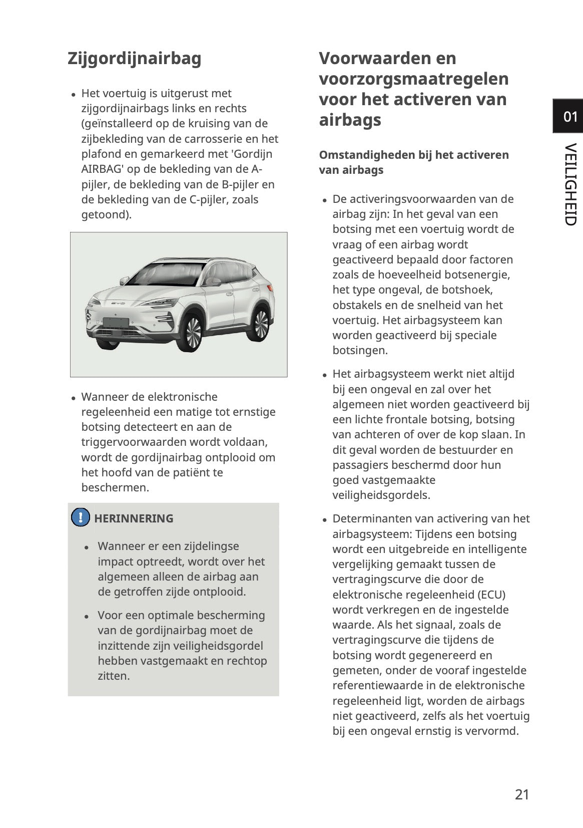 2023-2026 BYD Seal U EV Owner's Manual | Dutch